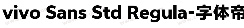 vivo Sans Std Regula字体转换